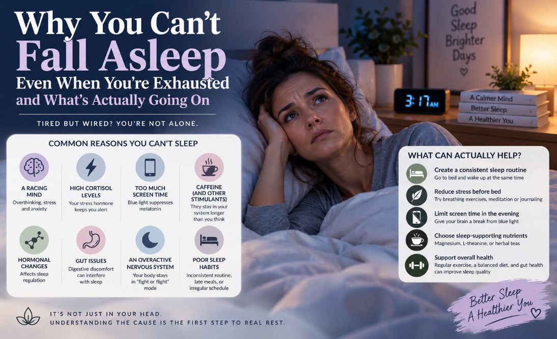 Why You Can't Fall Asleep Even When You're Exhausted and What's Actually Going On