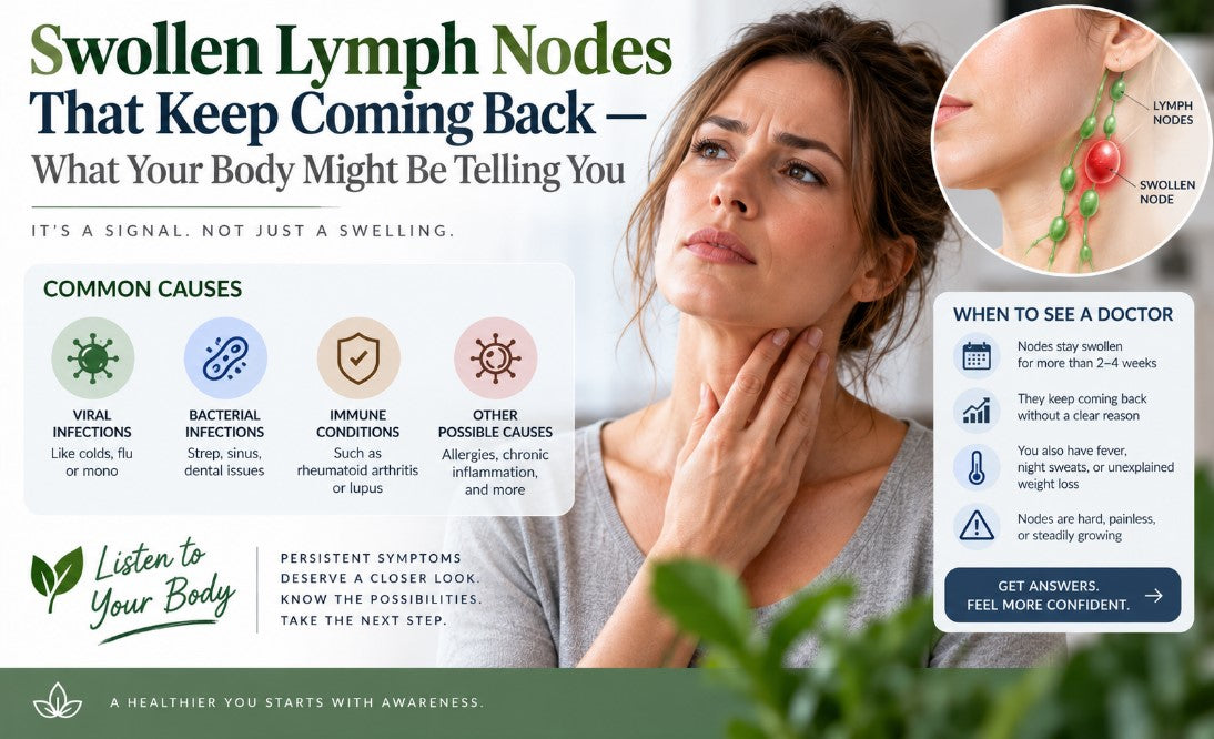Swollen Lymph Nodes That Keep Coming Back — What Your Body Might Be Telling You