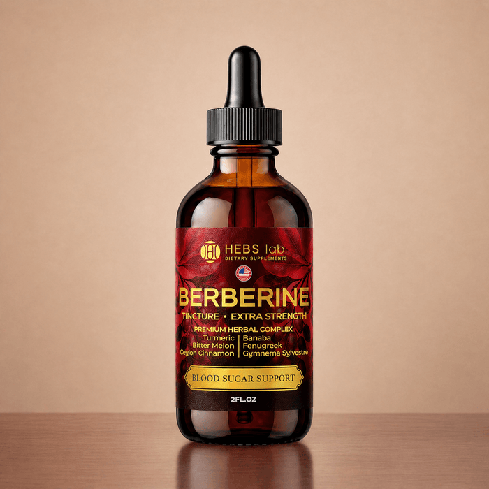 Berberine Liquid Drops - 1800mg - Extra Strength Tincture