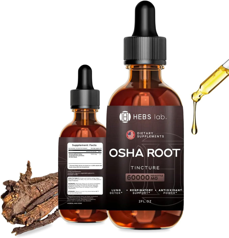 OSHA Root Tincture – Lung Detox Supplement