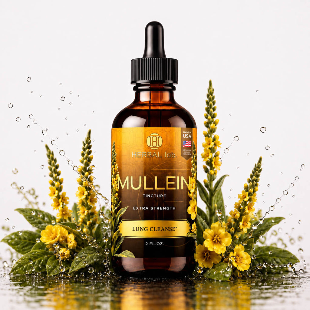 Mullein Leaf Extract - Supplement for Lung Health & Respiratory Support