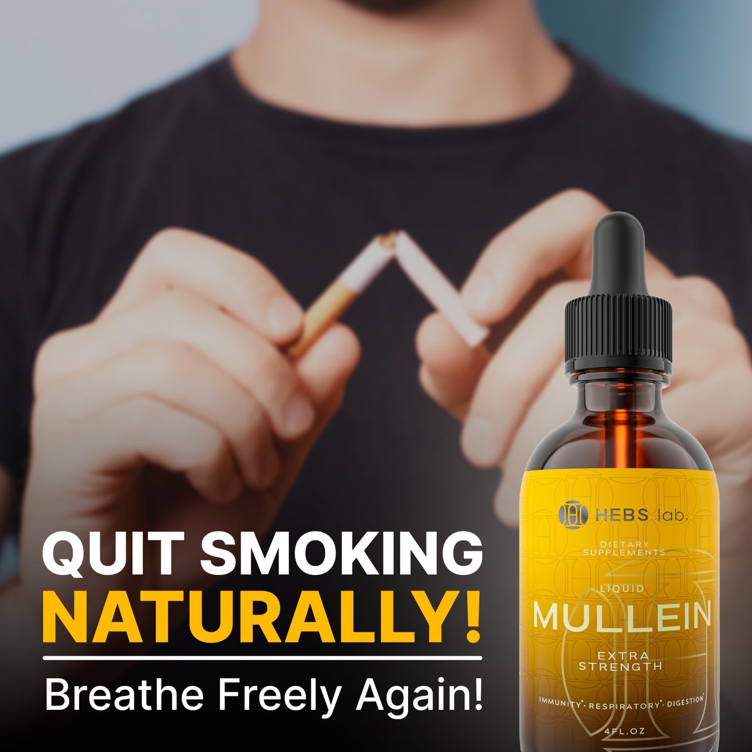 Mullein Leaf Extract - Supplement for Lung Health & Respiratory Support