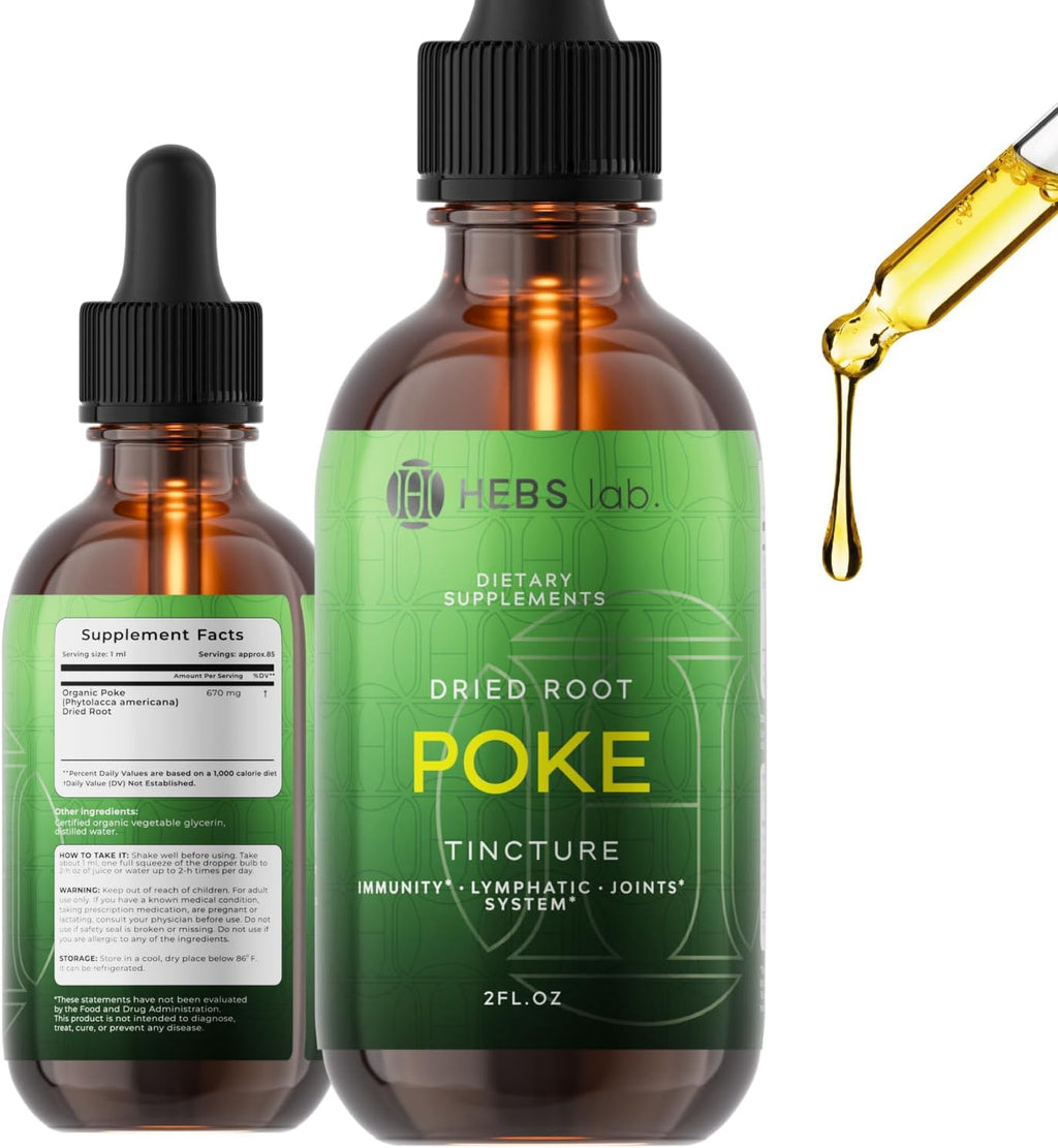 Poke Root Extract – Lymphatic Drainage Drops