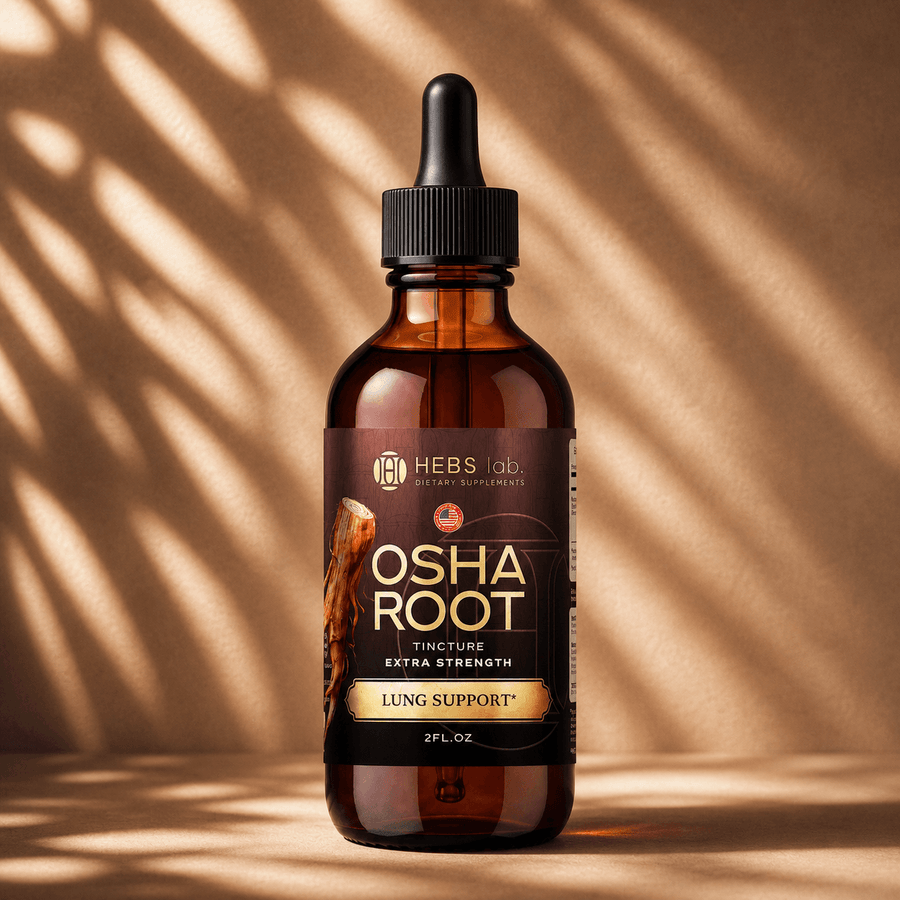 OSHA Root Tincture – Lung Detox Supplement