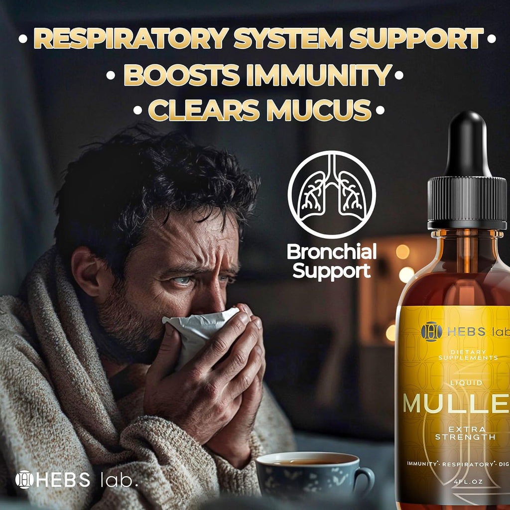 Mullein Leaf Extract - Supplement for Lung Health & Respiratory Support