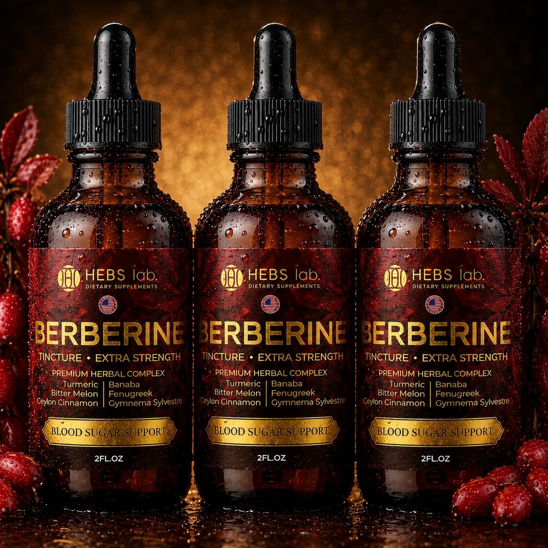 Berberine Liquid Drops - 1800mg - Extra Strength Tincture
