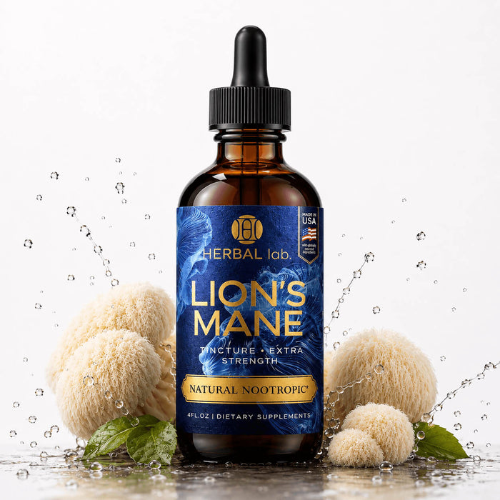 Lion's Mane Mushroom Tincture - Natural Nootropic - 120 Servings