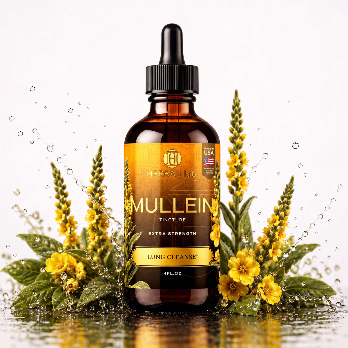Mullein Leaf Extract - Supplement for Lung Health & Respiratory Support