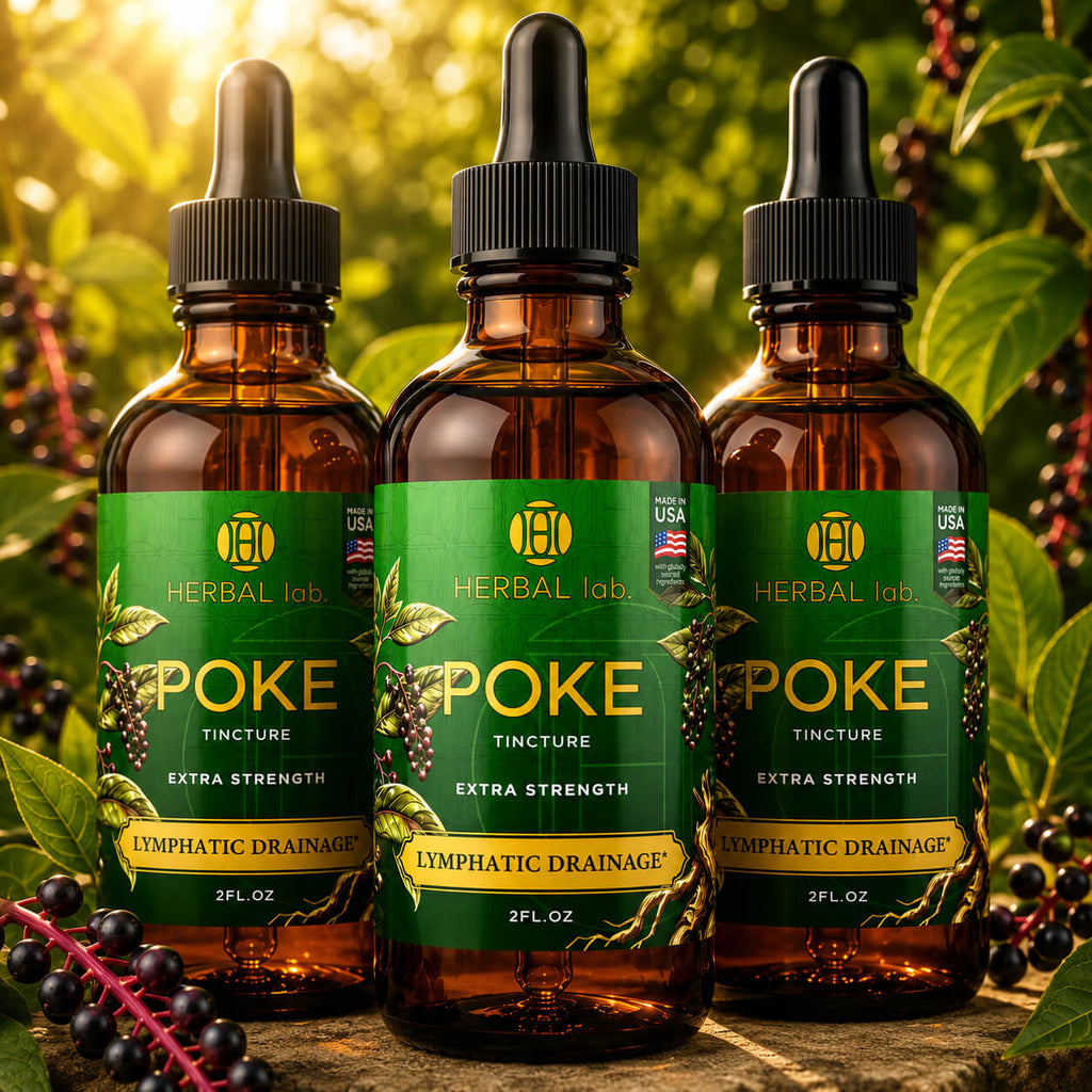 Poke Root Herbal Extract - Premium Botanical Liquid Drops