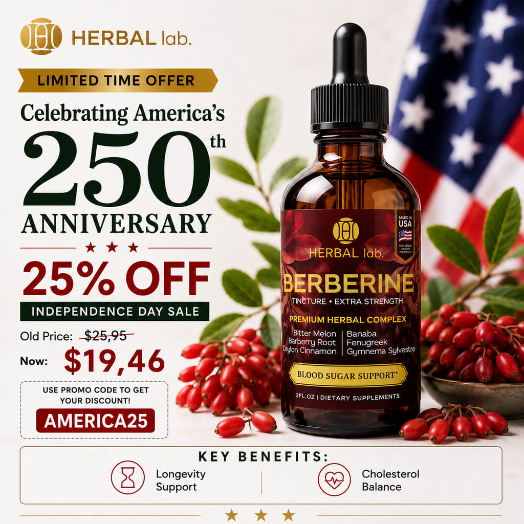 Berberine Liquid Drops - 1800mg - Extra Strength Tincture
