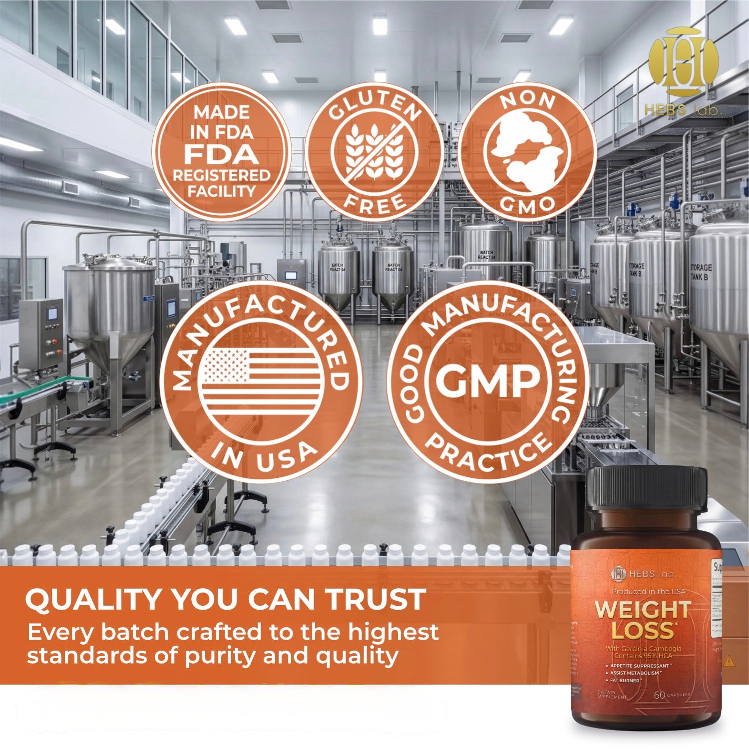 WL Garcinia Cambogia – Dietary Supplement for Women & Men