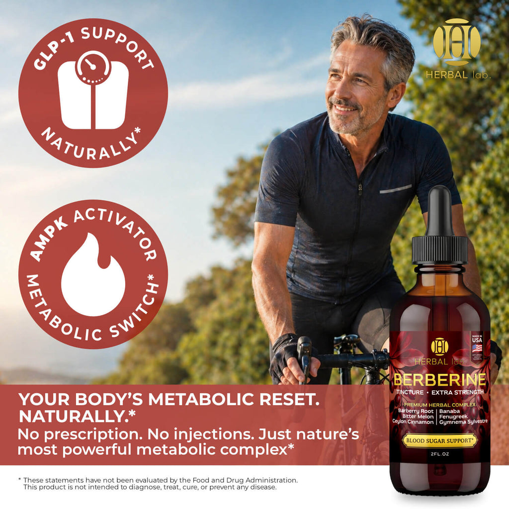 Berberine Liquid Drops - 1800mg - Extra Strength Tincture