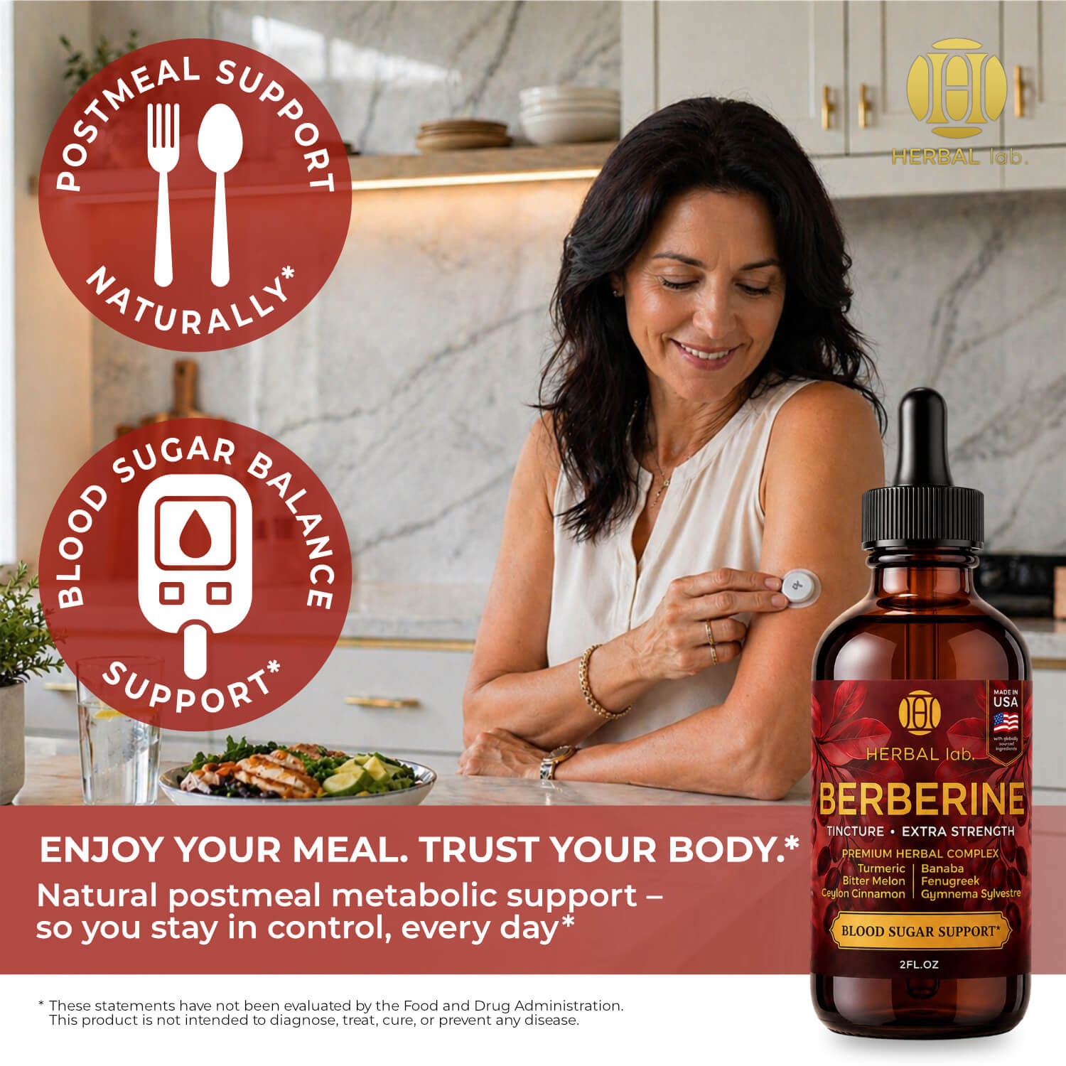 Berberine Liquid Drops - 1800mg - Extra Strength Tincture