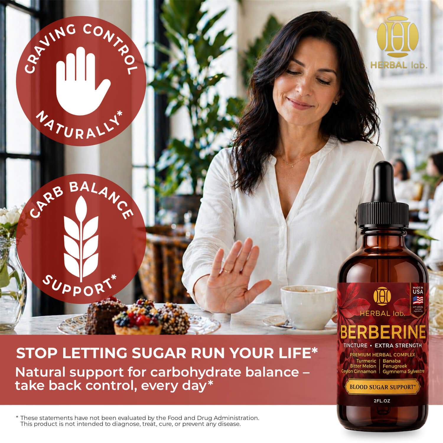 Berberine Liquid Drops - 1800mg - Extra Strength Tincture