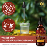 Berberine Liquid Drops - 1800mg - Extra Strength Tincture