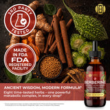 Berberine Liquid Drops with Alpha Lipoic Acid – 1500mg – Extra Strength Tincture