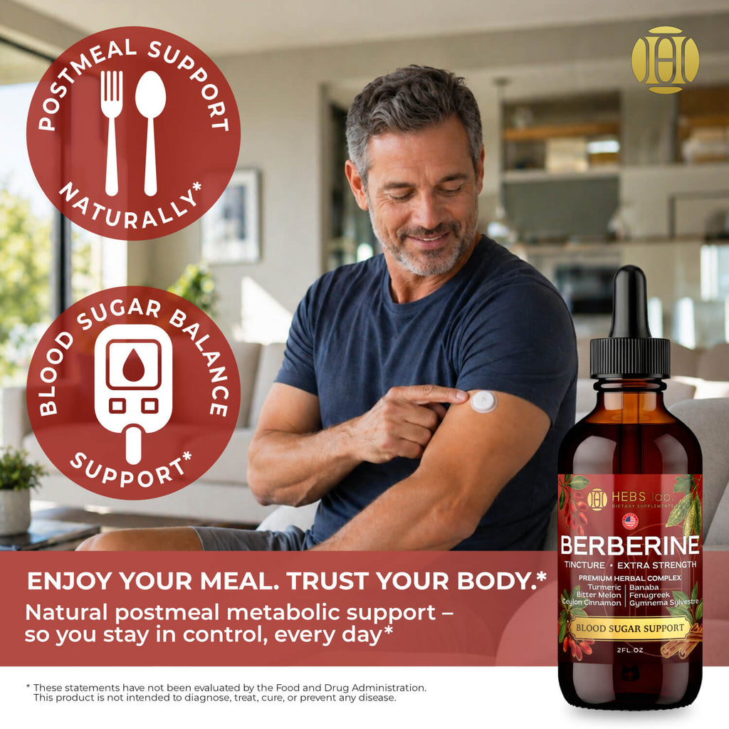 Berberine Liquid Drops with Alpha Lipoic Acid – 1500mg – Extra Strength Tincture
