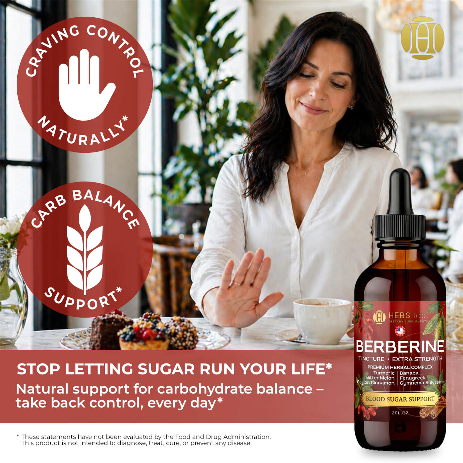 Berberine Liquid Drops with Alpha Lipoic Acid – 1500mg – Extra Strength Tincture