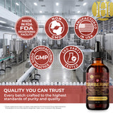 Berberine Liquid Drops - 1800mg - Extra Strength Tincture