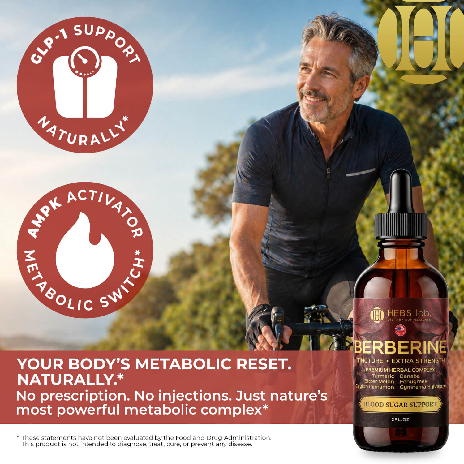Berberine Liquid Drops - 1800mg - Extra Strength Tincture