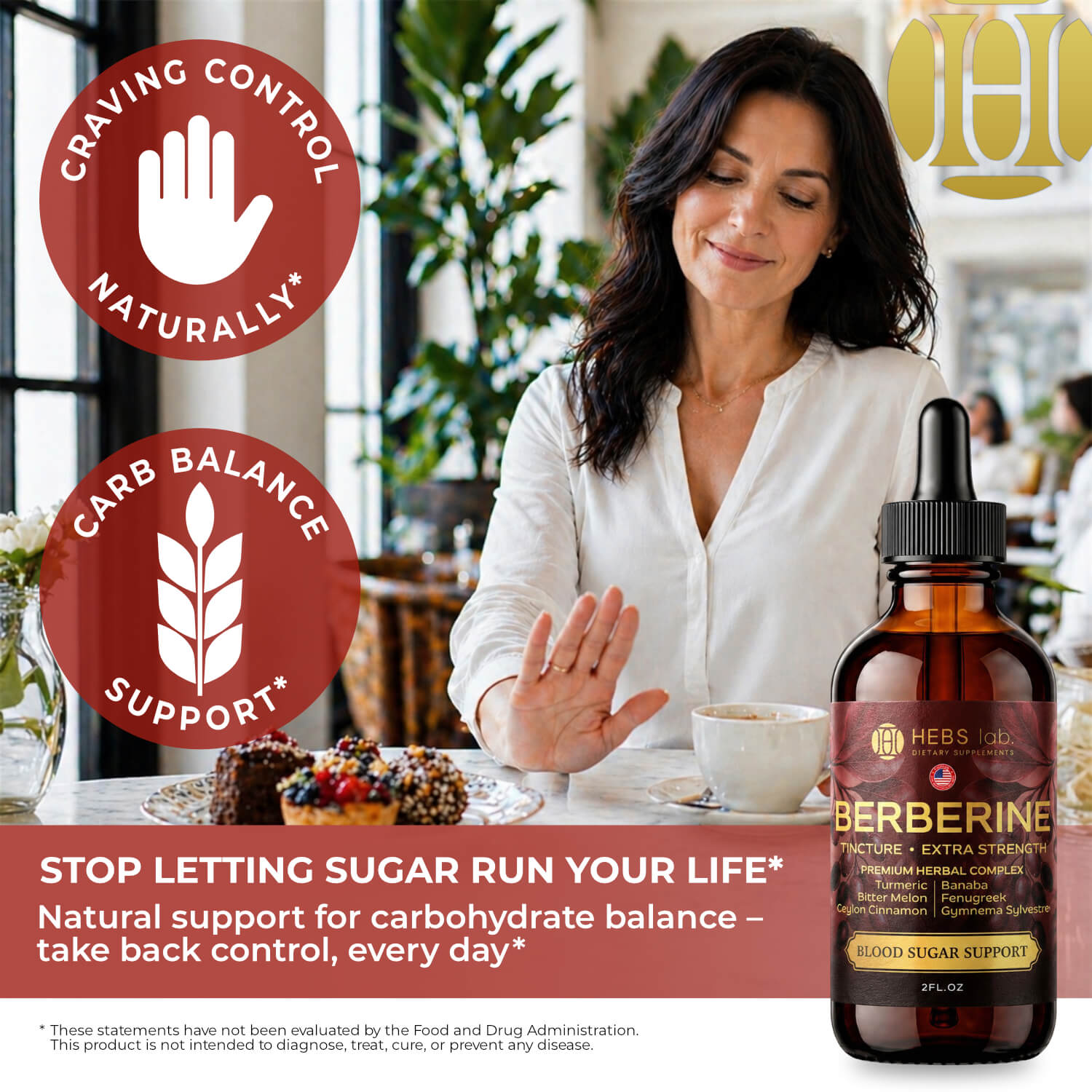 Berberine Liquid Drops - 1800mg - Extra Strength Tincture