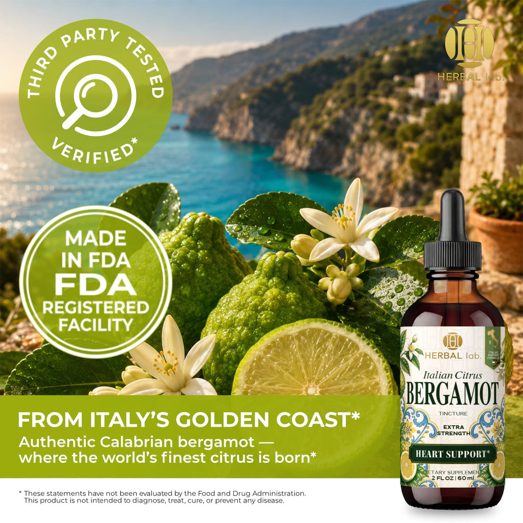 Italian Citrus Bergamot – Polyphenol-Rich Drops