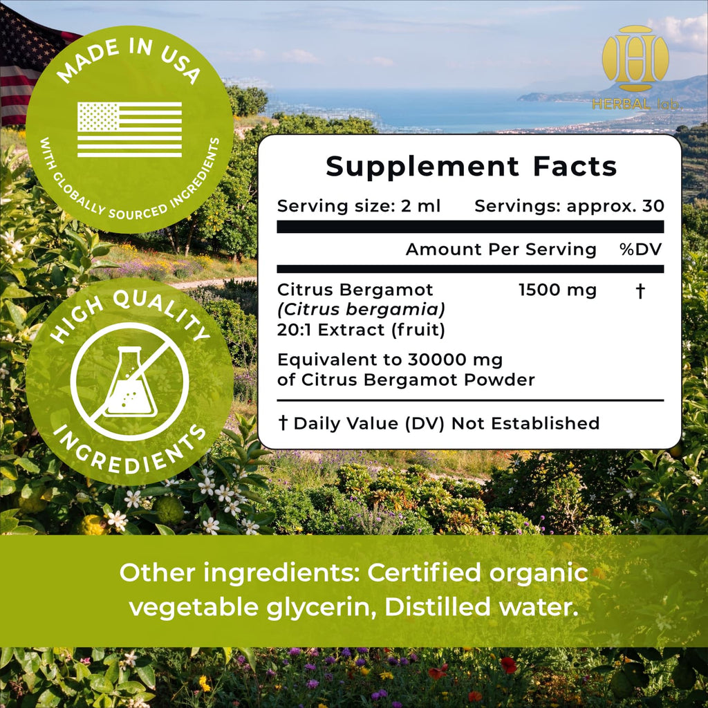 Italian Citrus Bergamot – Polyphenol-Rich Drops
