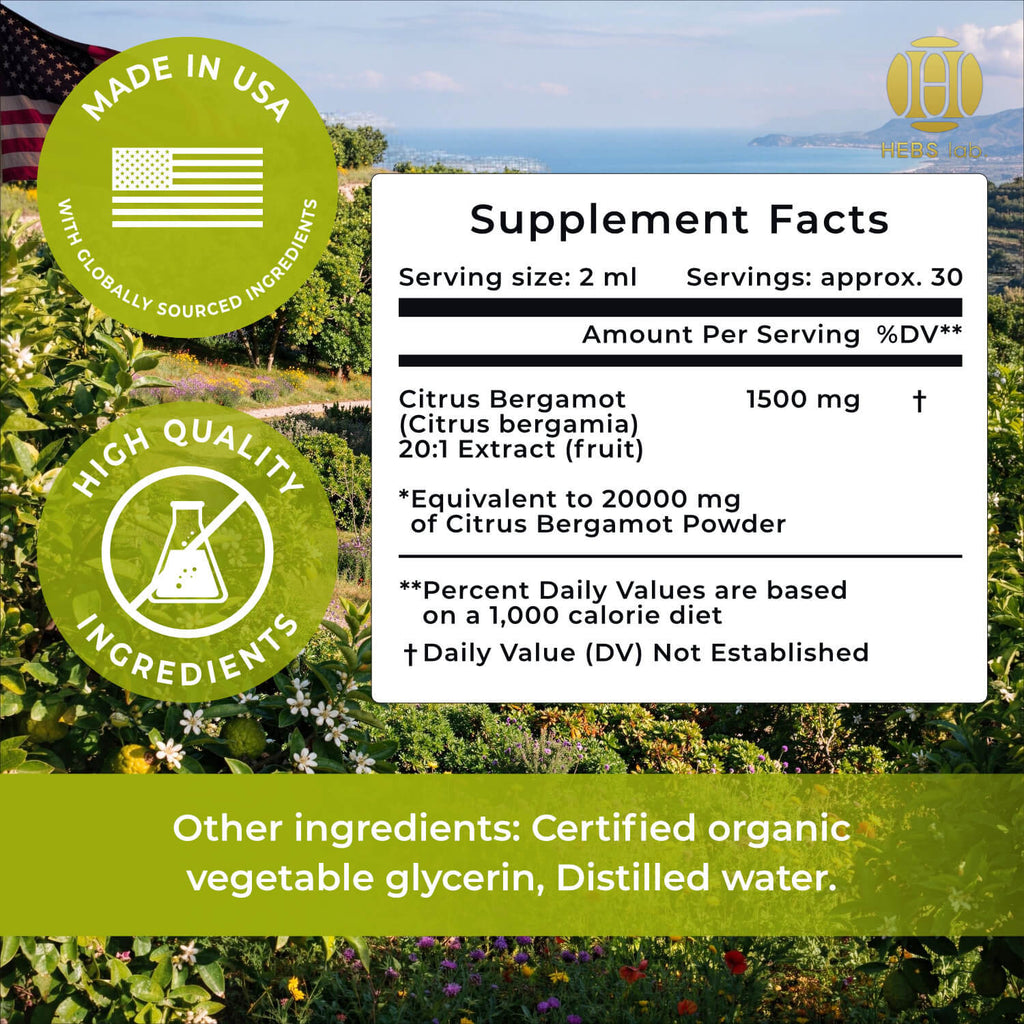 Citrus Bergamot Extract – Natural Antioxidant Support