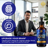 Lion's Mane Mushroom Tincture - Natural Nootropic - 120 Servings