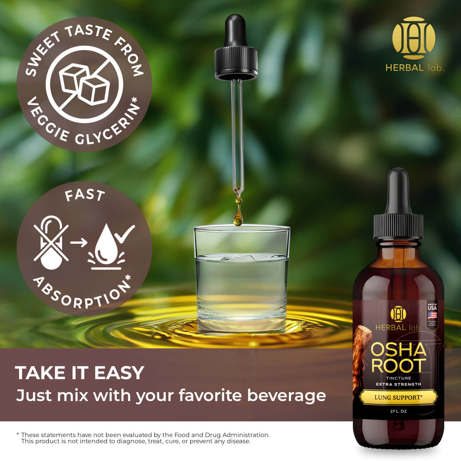 OSHA Root Tincture – Detox Herbal Supplement