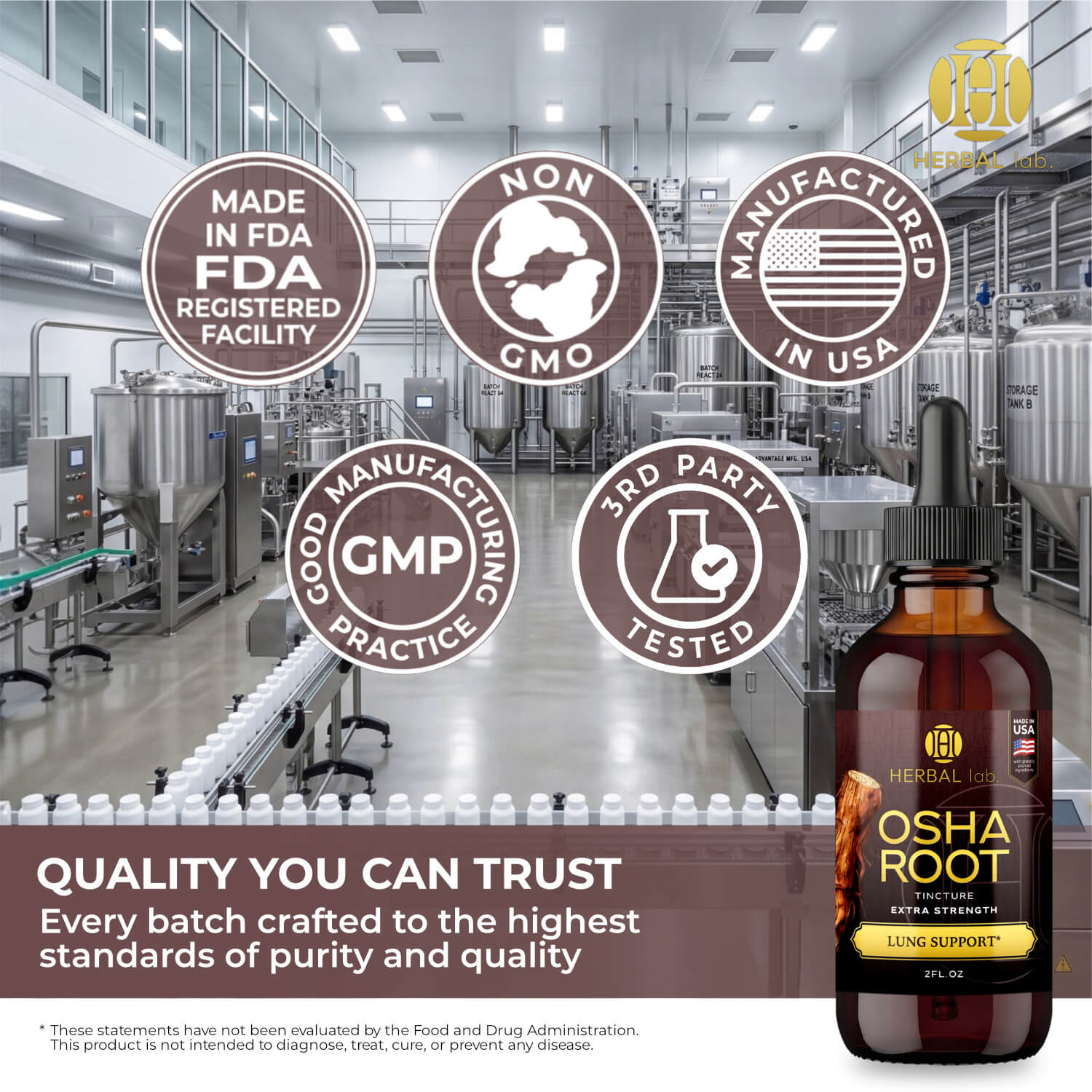 OSHA Root Herbal Tincture - Premium Botanical Liquid Drops