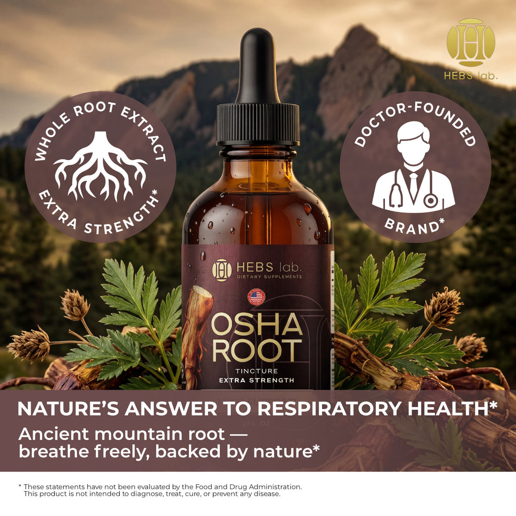 OSHA Root Tincture – Lung Detox Supplement