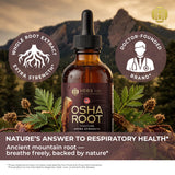 OSHA Root Tincture – Lung Detox Supplement