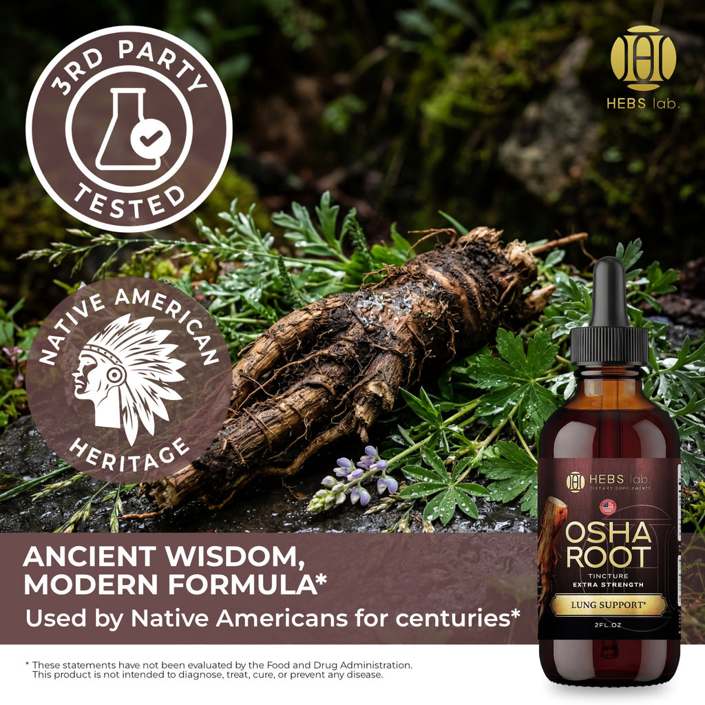 OSHA Root Tincture – Lung Detox Supplement