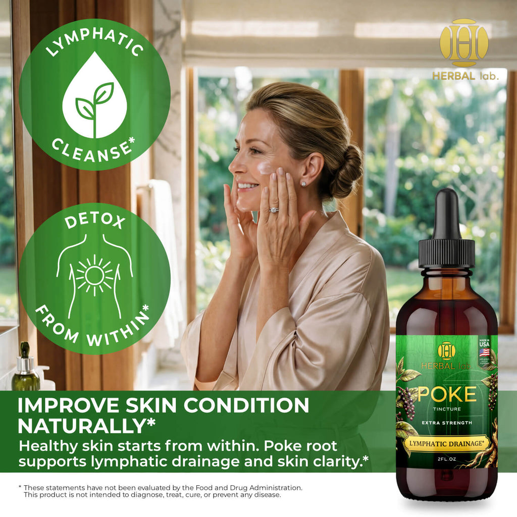 Poke Root Extract – Lymphatic Drainage Drops
