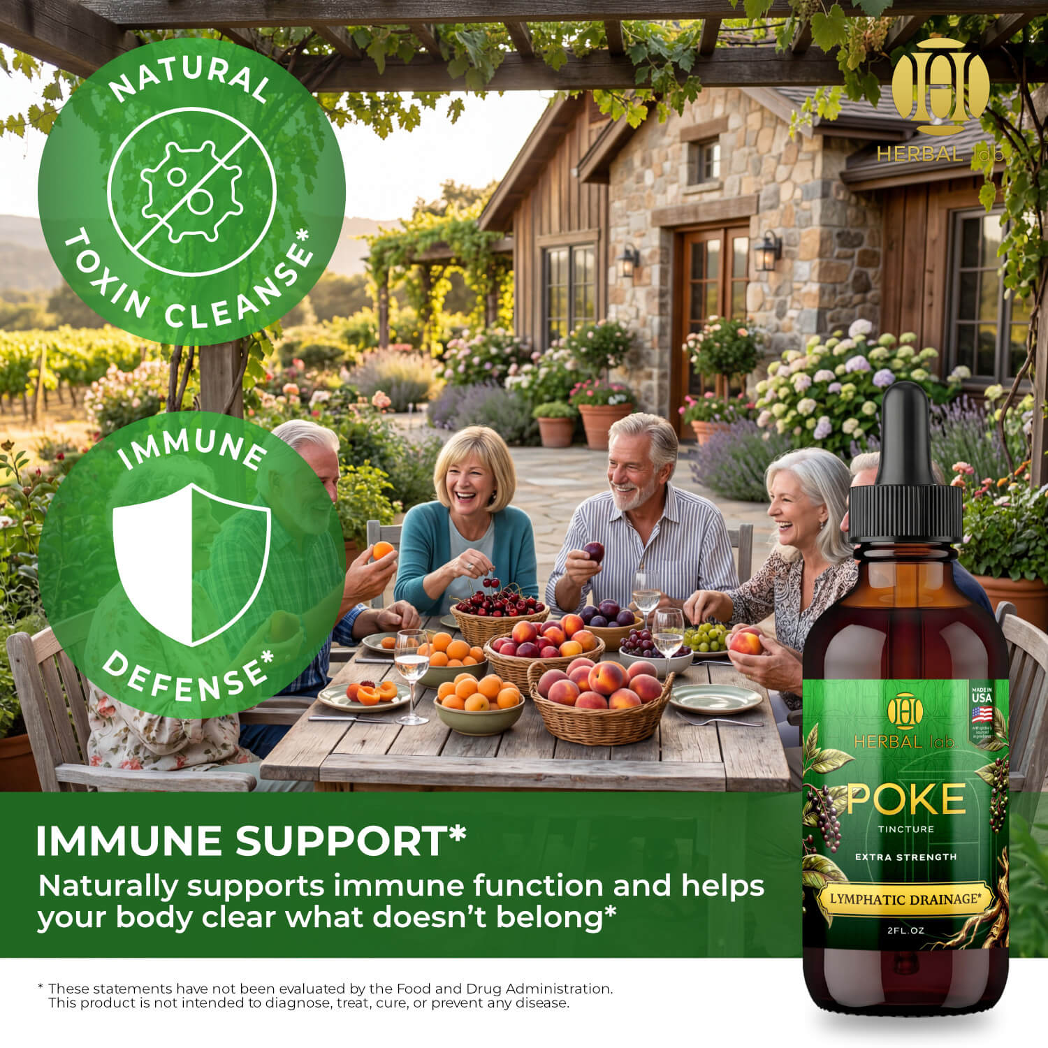 Poke Root Extract – Lymphatic Drainage Drops