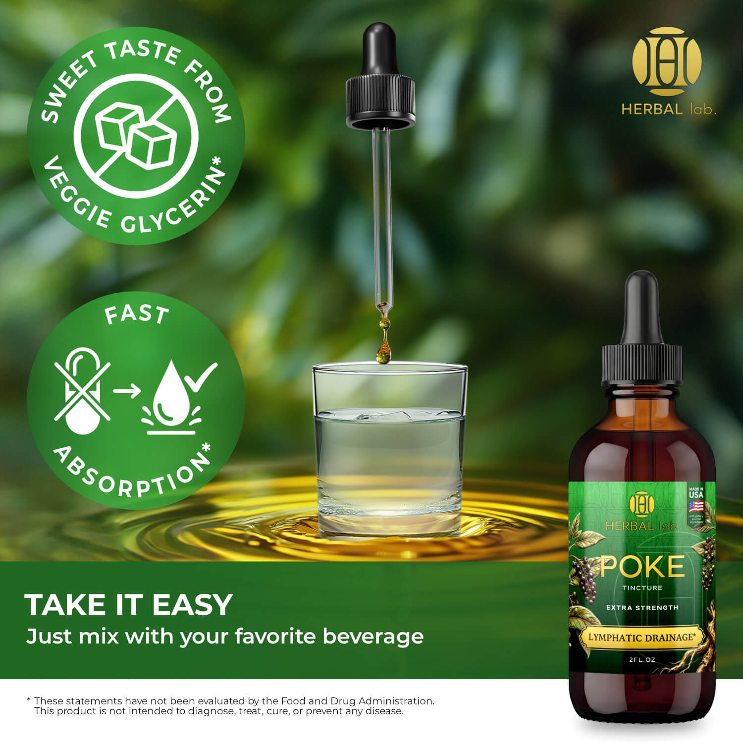 Poke Root Extract – Lymphatic Drainage Drops