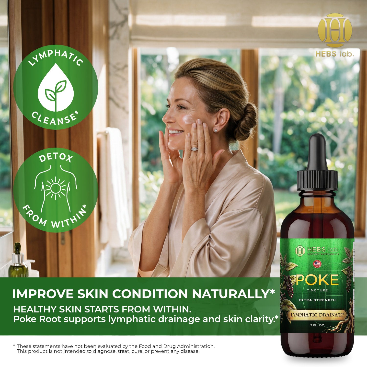 Poke Root Extract – Lymphatic Drainage Drops