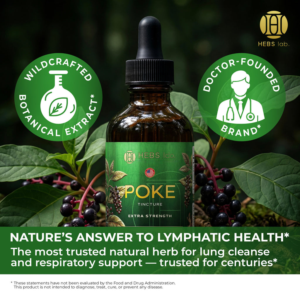 Poke Root Extract – Lymphatic Drainage Drops