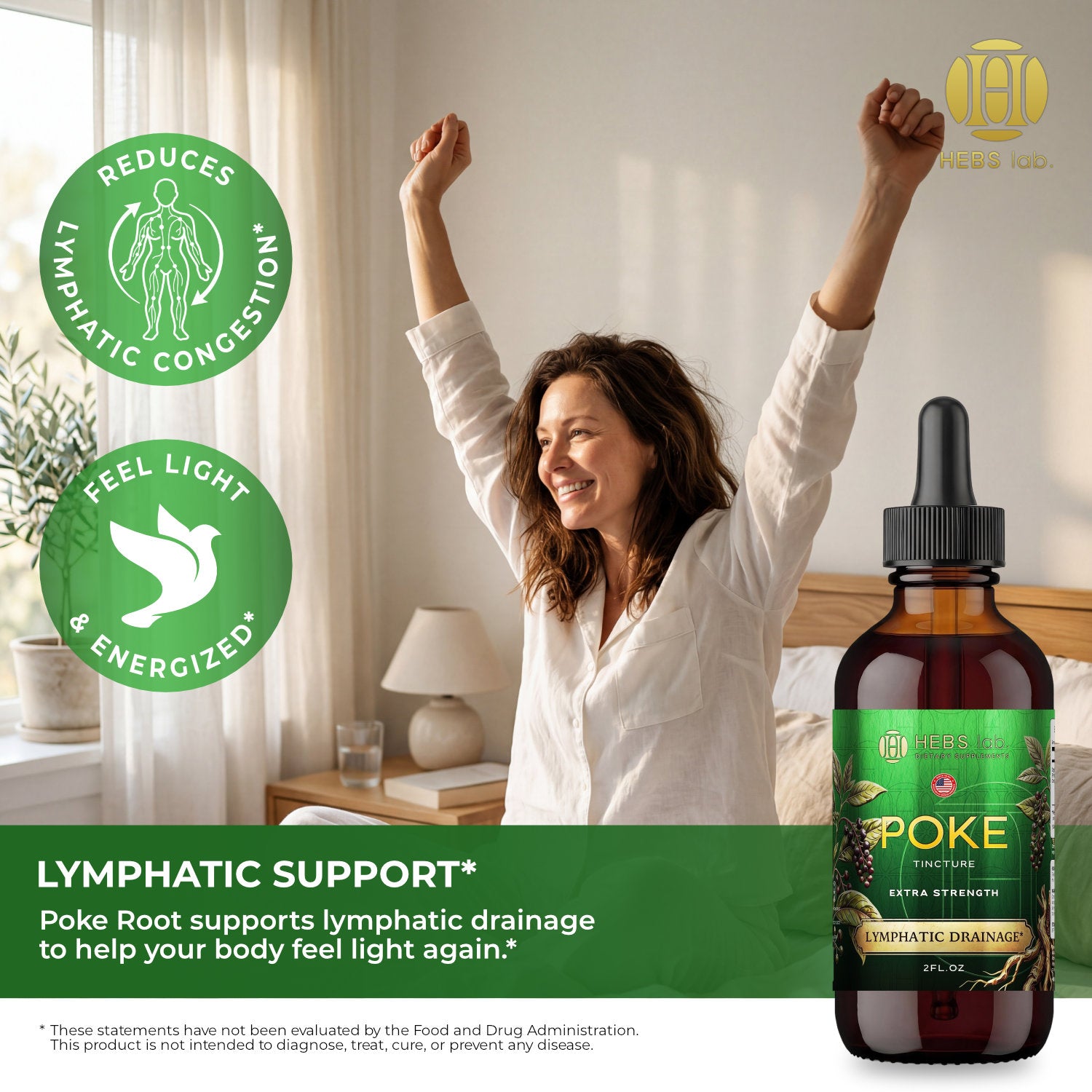 Poke Root Extract – Lymphatic Drainage Drops