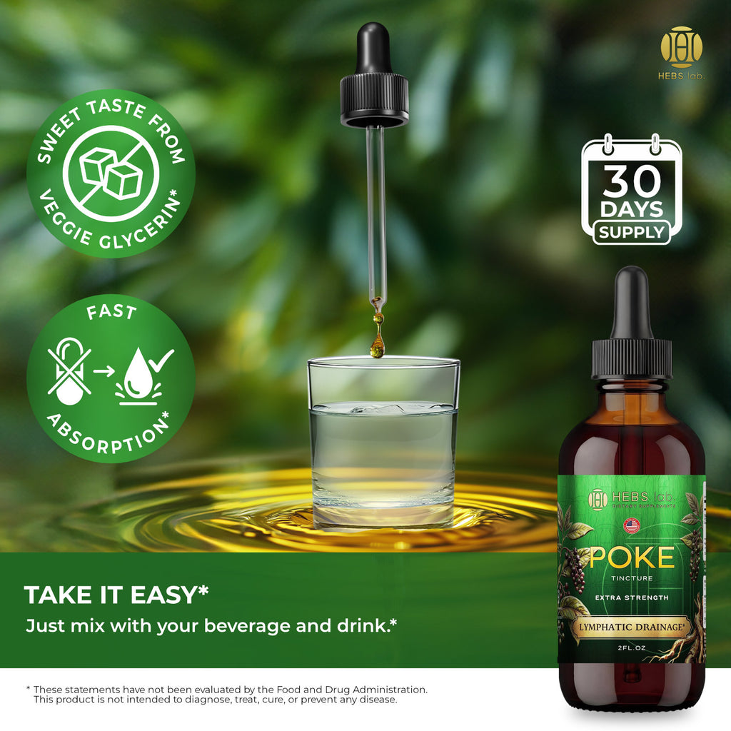 Poke Root Extract – Lymphatic Drainage Drops