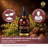Wormwood & Black Walnut Tincture - Drops for Digestive Support and Gut Health